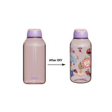 Product image of Colorful Plastic Bottle with Handle and Stickers(Pink) ბოთლი 600მლ