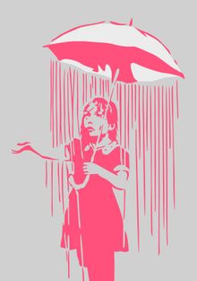 Product image of მისალოცი ბარათი girl in the rain