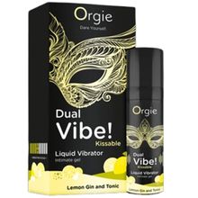 Product image of Orgie Dual Vibe! თხევადი ვიბრატორი ლიმონის ჯინ-ტონიკი