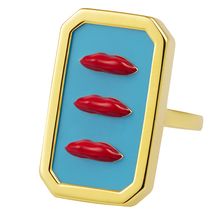 Product image of Eshvi THREE RED LIPS ბეჭედი