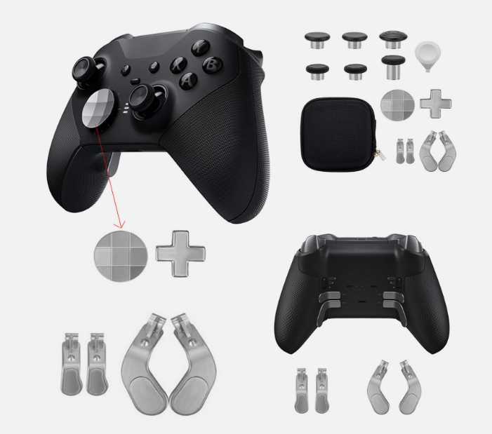 CONTROLLER PADDLES THUMBSTICK ACCESS. REPLACEMENT FOR XBOX Extra.ge