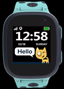 Product image of Smart Watch/ Canyon Sandy Kids Watch with GPS Blue (CNE-KW34BL) (Works only with sim-card and active mobile internet)