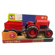 Product image of წითელი ტრაქტორი სათამაშო ტრანსპორტი