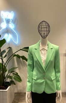 Product image of patrizia pepe პიჯაკი Two-button flannel jacket