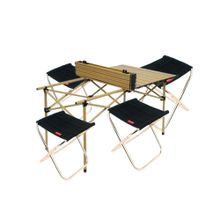 Product image of გასაშლელი მაგიდა 4 სკამით