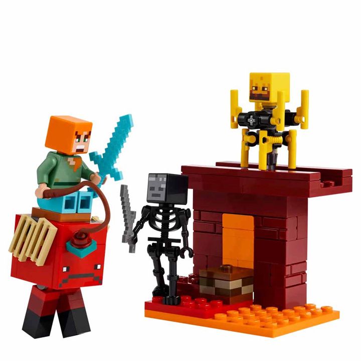 asatsqobi-konstruqtsia-lego-21266-minecraft-the-nether-lava-battle-set-prefabricated-construction-photo-2