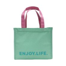 Product image of Dopamine Letter Insulated Lunch Bag(Mint Green) ლანჩის თერმო ჩანთა