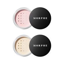 Product image of Morphe Totally Set Mini Brighten & Set Setting Powder Duo Translucent/Pink 2ც 3.8მლ მაკიაჟის ფიქსატორი