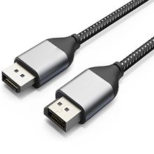 Product image of CABLETIME CT-AV585-01G(C8K)-B2 8K PREMIUM DP to DP 1.4Cable 32AWG Alumium Housing Nickle plated,  Support 8K/60HZ 4K/144HZ