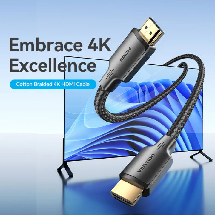 vention-allbq-cotton-braided-4k-hdmi-male-to-male-cable-20m-black-hdmi-kabeli-photo-2