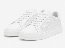 Product image of SNEAKER PERFOR.CALF& PATENT L WHITE სნიკერი 39