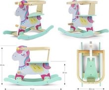 Product image of საბავშვო სათამაშო ხის სარწეველა ცხენი