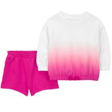 Product image of Carter's Dip-Dye Sweatshirt & Short Set ბავშვის ორეული