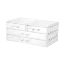 Product image of კოსმეტიკისა და სამკაულების ორგანაიზერი/3 Tier Drawer Organizer for Cosmetics and Jewelry (Transparent)