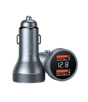 remax-linsey-series-45w-qc30-2usb-multi-compatible-aluminum-car-charger-rcc325-tarnish-manqanis-damteni-photo-2