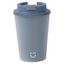 Product image of MINISO Light Enjoy Double-Wall Coffee Plastic Mug 420მლ (Gray) წვენის, წყლის ჭიქა