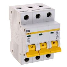 Product image of ავტომატური ამომრთველი IEK ВА47-29М 4,5kA 16A 3P C