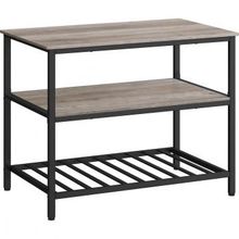Product image of SONGMICS, სამზარეულოს კუნძული-თარო, ნაცრისფერი