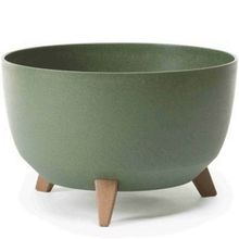 Product image of LAMELA BOWL ROMA ECO WOOD 330 12,4ლ მწვანე ქოთანი