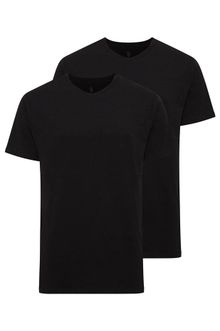 Product image of U.S. Polo Assn. 90002 კაცის R მაისური მოკლე მკლავით XTRA ზომა 2 ცალი (შავი)