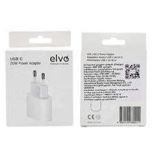 Product image of ELVO Fast charger Type C port  ადაპტერი