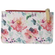 Product image of MINISO Watercolor Flowers Pattern Pouch for Coins and Cards ხურდის საფულე