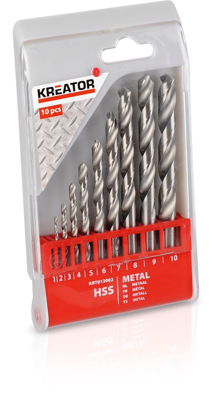 kreator-krt012002-hss-metal-drill-sets-1-10mm---10-pcs-metalis-burghebis-kompleqti-10ts