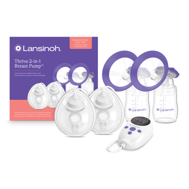 breast-pump-lansinoh-thrive-2-in-1-breast-pump-rdzis-satsveli-aparati