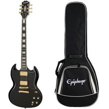 Product image of Epiphone Inspired by Gibson SG Custom - 2-Hum - Ebony with Premium Gig Bag ელექტრო გიტარა