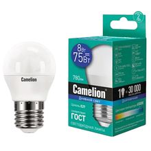 Product image of CAMELION LED8-G45/865/E27 LED ნათურა  