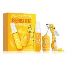 Product image of Sol De Janeiro Cheirosa to go მყარი სუნამოსა და ტანის მისტის ნაკრები
