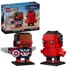 Product image of LEGO BrickHeadz - Captain America & Red Hulk კონსტრუქტორი