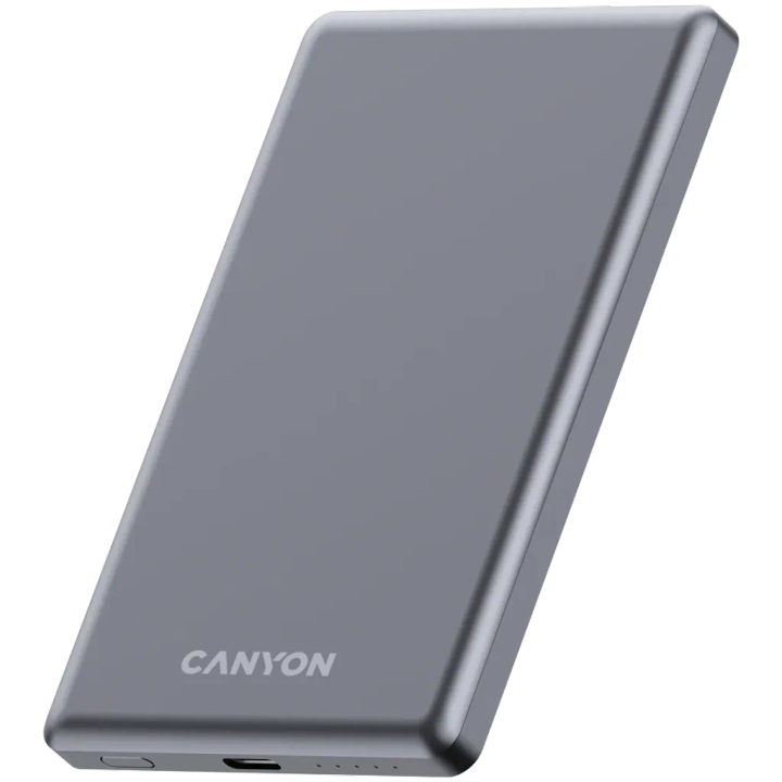 canyon-power-bank-oncharge-505-slim-magsafe-5000mah-pd20w-dark-grey-usadeno-damteni-photo-2