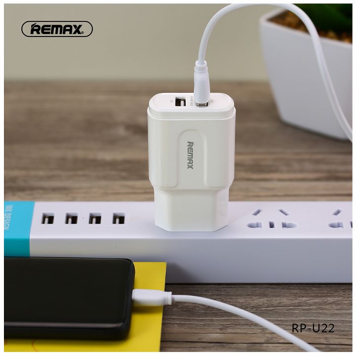 remax-24a-2usb-charger-set-with-cable-rp-u22-eu-type-c---white-photo-2