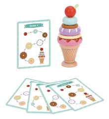 Product image of ნაყინის დამზადების ნაკრები – ხის როლური სათამაშო კომპლექტი