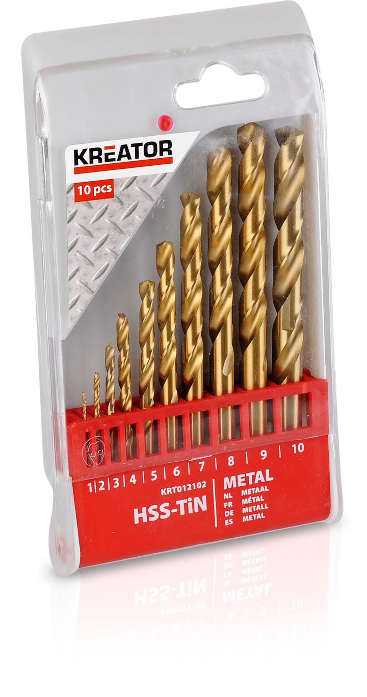 kreator-krt012102-hss-tin-metal-drill-sets-1-10mm---10-pcs-metalis-burghebis-kompleqti-10ts
