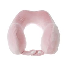 Product image of კისრის ბალიში/Comfortable Memory Foam U-shaped Neck Pillow (Pink)