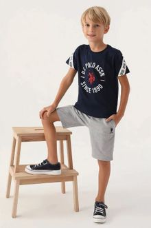 Product image of US POLO ASSN US1746 V1 ბიჭის ორეული შორტით