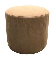 Product image of პუფი მრგვალი ალკანტარა ბეჟი