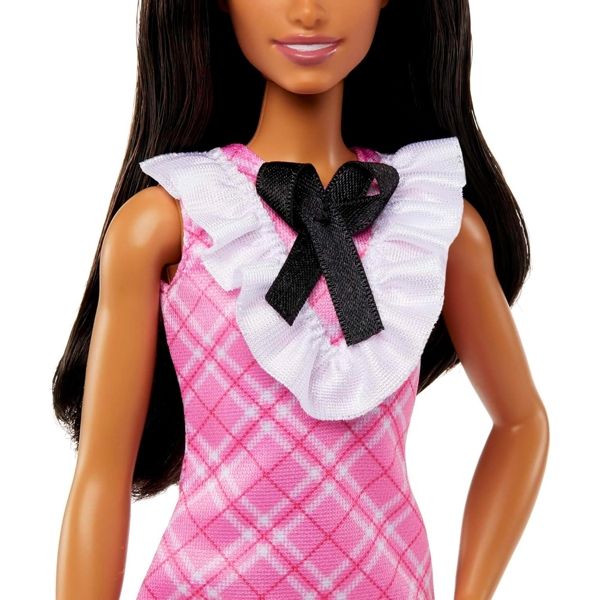 mattel-hjt06-barbie-fashionistas-doll-pink-plaid-barbis-tojina-photo-2