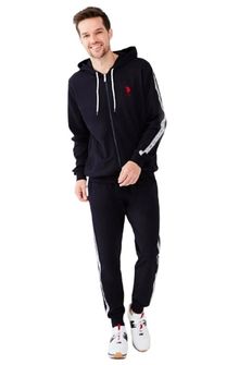 Product image of U.S. Polo Assn. 18480 კაცის ორეული შარვლით, ჰუდით (ლურჯი)