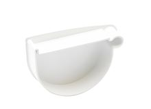 Product image of ღარის საცობი მარჯვენა თეთრი RainWay 90მმ
