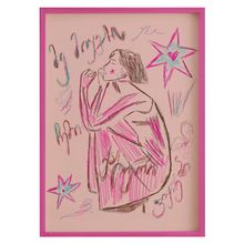 Product image of Khedva პოსტერი ჩარჩოთი A3 "მე მიყვარს ჩემი ქალური ფიქრები"