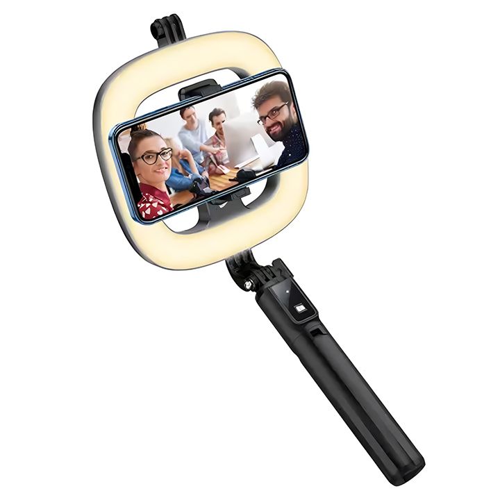 selfie-stick-hoco-lv03-plus-showfull-fill-light-live-broadcast-holder-black-photo-3
