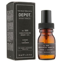 Product image of DEPOT 505 Men Ginger & Cardamom 30მლ წვერის დამარბილებელი ზეთი