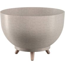 Product image of BOWL ON LEGS SATINA ECO 24 WHITE პლასტმასის ქოთანი