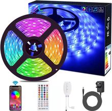 Product image of LED Strip Lights, Bluetooth, Music Sync, Remote Control, Color Changing 5M RGB  ლედ განათება ბლუთუზით