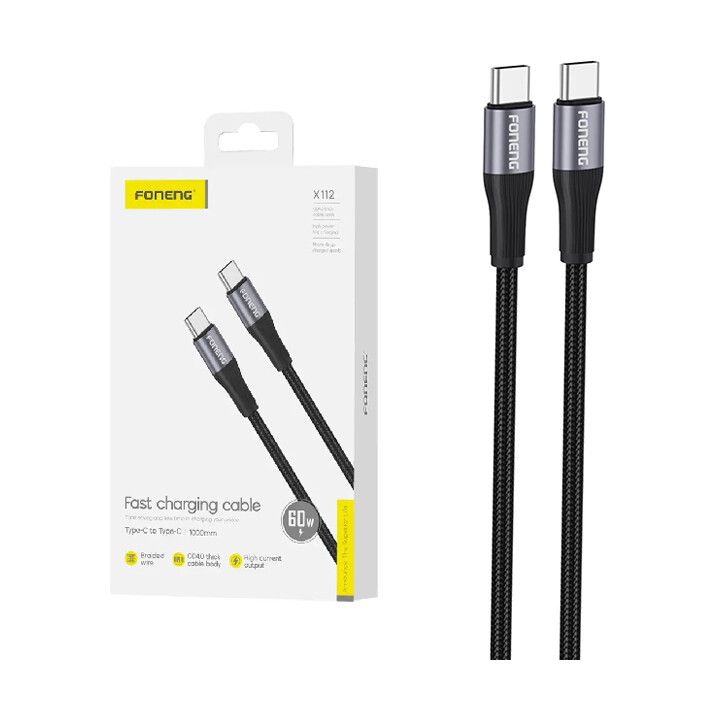 foneng-x112-type-c-to-type-c-60w-stsraf-damteni-kabeli