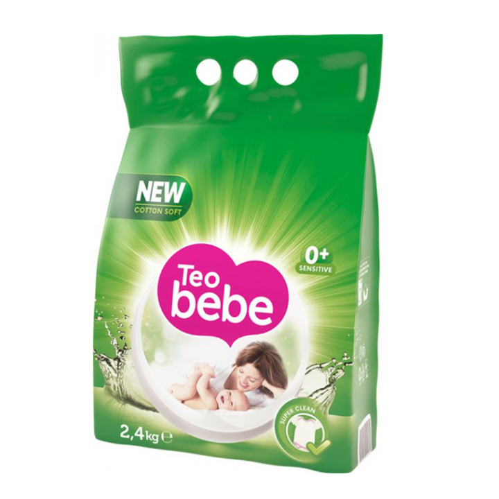 TEO BEBE საბავშო ფხვნილი ალოე ვერა 2.4 კგ - Extra.ge - 674207