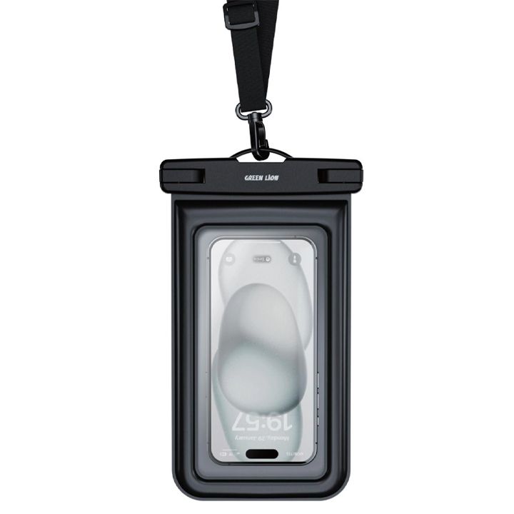 green-lion-waterproof-pouch-for-72inch-phone-clear-tsqalgamdzle-telefonis-qeisi